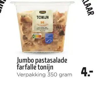 Jumbo Jumbo pastasalade farfalle tonijn aanbieding