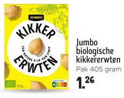 Jumbo Jumbo biologische kikkererwten aanbieding