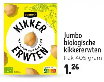 Jumbo Jumbo biologische kikkererwten aanbieding