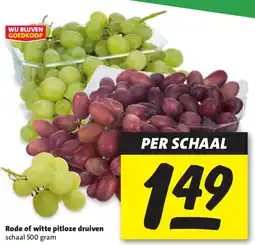 Nettorama Rode of witte pitloze druiven aanbieding