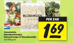 Nettorama Groentemix, bloemkoolroosjes, broccoliroosjes of bloemkoolrijst aanbieding