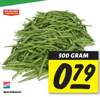 Nettorama Sperziebonen aanbieding