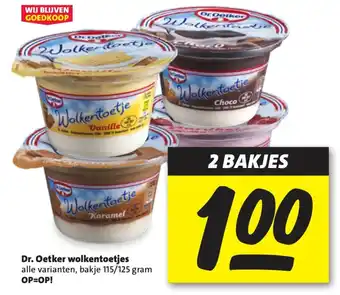 Nettorama Dr. Oetker wolkentoetjes aanbieding
