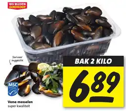 Nettorama Verse mosselen aanbieding