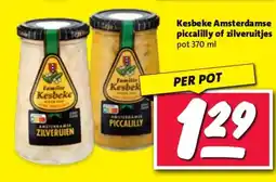 Nettorama Kesbeke Amsterdamse piccalilly of zilveruitjes aanbieding