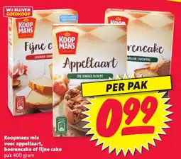 Nettorama Koopmans mix voor appeltaart, boerencake of fijne cake aanbieding