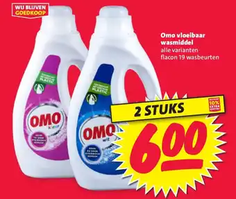 Nettorama Omo vloeibaar wasmiddel aanbieding