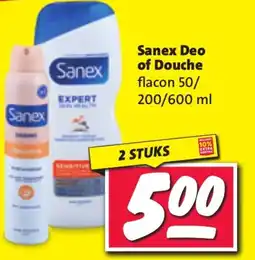 Nettorama Sanex Deo of Douche aanbieding