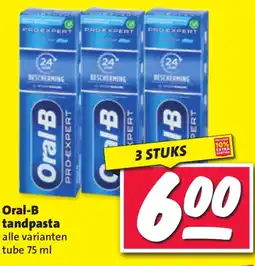 Nettorama Oral-B tandpasta aanbieding