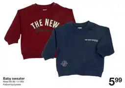 Zeeman Baby sweater aanbieding