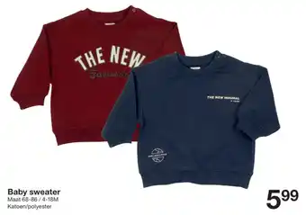Zeeman Baby sweater aanbieding