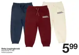 Zeeman Baby joggingbroek aanbieding