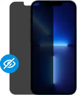 Coolblue BlueBuilt Apple iPhone 14 / 13 / 13 Pro Privacy Filter Screenprotector Glas aanbieding