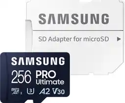 Coolblue Samsung MicroSDXC PRO Ultimate 256 GB 130MB/s aanbieding
