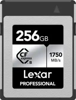 Coolblue Lexar Professional SILVER 256GB CFexpress Type B aanbieding