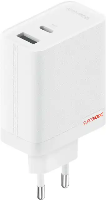 Coolblue OnePlus SuperVOOC Oplader 120W met 2 Poorten + Usb C kabel aanbieding