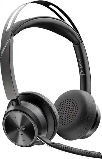 Coolblue Poly Voyager Focus 2 MS Draadloze Office Headset + Oplaadstation aanbieding