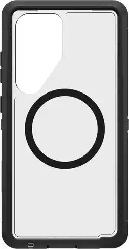 Coolblue Otterbox Defender Samsung Galaxy S25 Ultra Back Cover met Magneet Transparant Zwarte Rand aanbieding