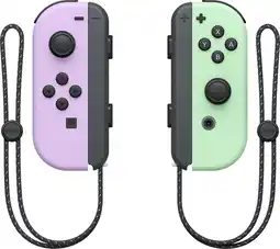Coolblue Nintendo Switch Joy-Con Pastel Set Paars/Groen aanbieding