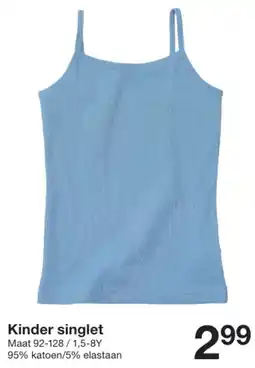 Zeeman Kinder singlet aanbieding