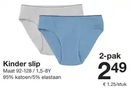Zeeman Kinder slip aanbieding
