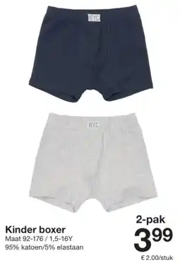 Zeeman Kinder boxer aanbieding