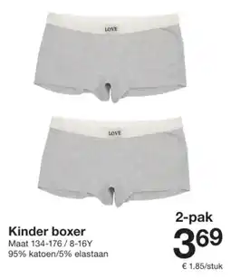 Zeeman Kinder boxer aanbieding