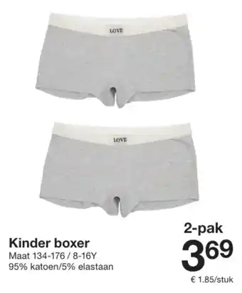 Zeeman Kinder boxer aanbieding