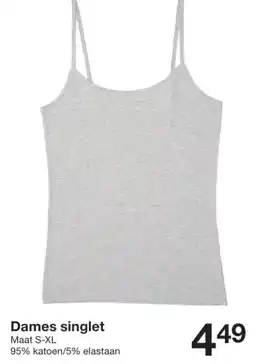 Zeeman Dames singlet aanbieding