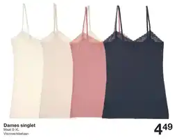 Zeeman Dames singlet aanbieding