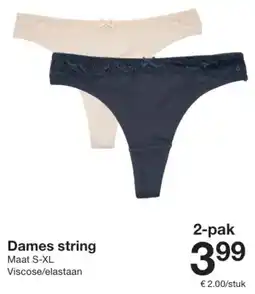 Zeeman Dames string aanbieding