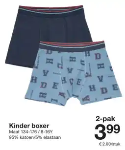 Zeeman Kinder boxer aanbieding