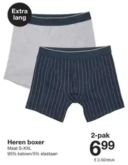 Zeeman Heren boxer aanbieding