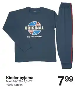 Zeeman Kinder pyjama aanbieding