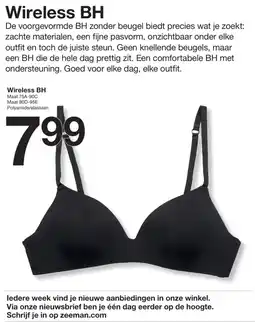 Zeeman Wireless BH aanbieding
