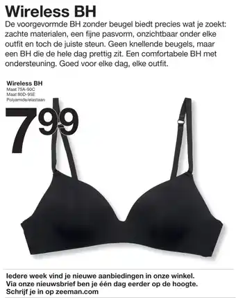 Zeeman Wireless BH aanbieding
