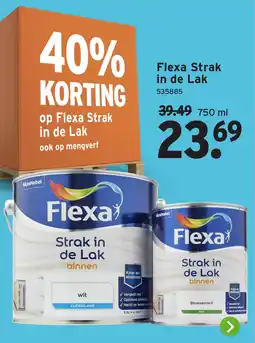 GAMMA Flexa Strak in de Lak aanbieding