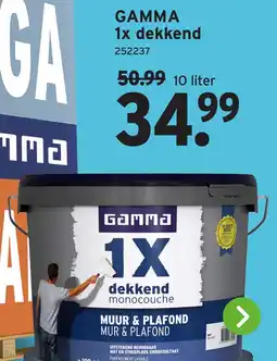 GAMMA GAMMA 1x dekkend aanbieding
