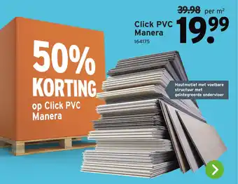 GAMMA Click PVC Manera aanbieding