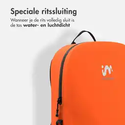 ANWB Imoshion Air-Tight Waterproof Backpack Oranje aanbieding