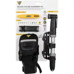 ANWB Topeak Deluxe Cycling Accessory Kit Zwart aanbieding