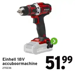 GAMMA Einhell 18V accuboormachine aanbieding