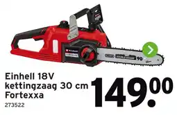 GAMMA Einhell 18V kettingzaag Fortexxa aanbieding