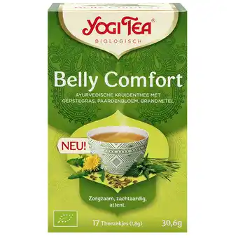 Holland & Barrett Yogi Tea Belly Comfort - 17 theezakjes aanbieding