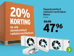 GAMMA Speedcomfort radiatorventilator Mono aanbieding