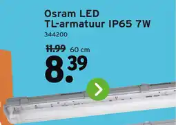 GAMMA Osram LED TL armatuur IP65 7W aanbieding