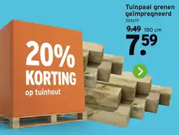 GAMMA Tuinpaal grenen geïmpregneerd aanbieding