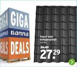 GAMMA Aqua-pan dakpanplaat aanbieding
