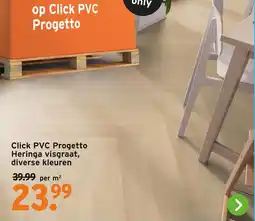 GAMMA Click PVC Progetto Heringa visgraat, diverse kleuren aanbieding