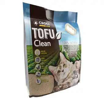 Zooplus 10 l (ca. 4,5 kg) Croci Tofu Clean Kattenbakvulling aanbieding